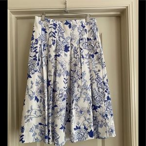 Blue and white skirt with top